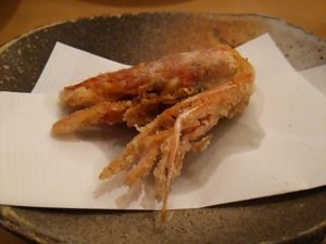 めっけもん 国分店のエビの頭を揚げてくれてくれた