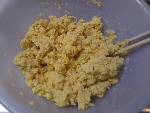 材料を混ぜた写真