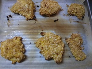 トースターで焼いた写真