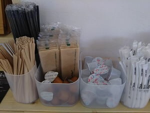 セルフコーナーの写真