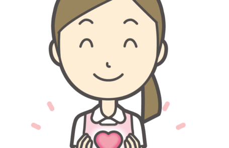 安心感のある人のイラスト