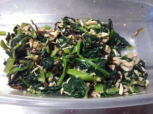 混ぜて味を整えた写真