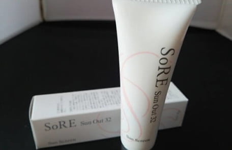 soreサンアウト(日焼け止め)の写真