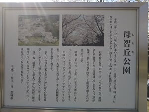 母智丘公園の説明の写真