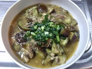 ごま油と調味料で仕上げた写真