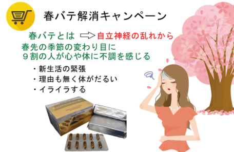 春バテ解消キャンペーンのイラスト
