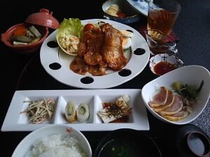 豚肉の生姜焼きの写真