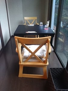 縁側の個室の写真