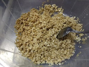 材料を全部入れて混ぜた写真