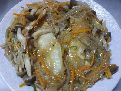 魚の上にかけた写真