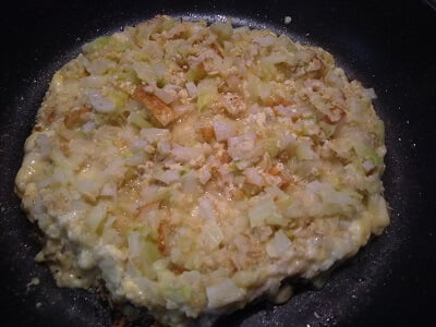 材料を混ぜた写真