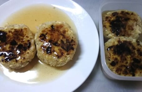 Make the sauce in a frying pan after baking