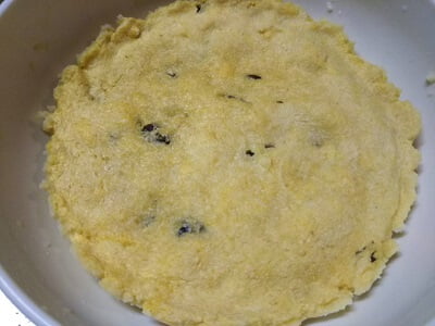 材料を全部入れて混ぜた写真