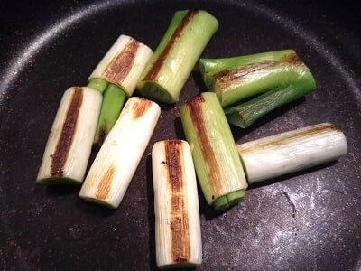 フライパンで両面焼いた写真