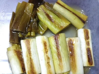 マリネ液に一晩漬けた写真