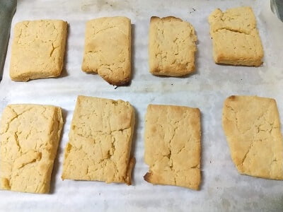 冷蔵庫で寝かしオーブンで焼いた写真