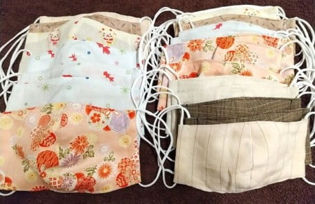 作ったマスクの写真