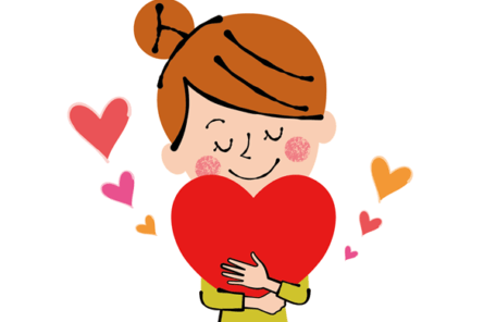 大切なものを見付けた人のイラスト