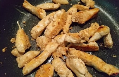 Add the rest of the seasoning and simmer