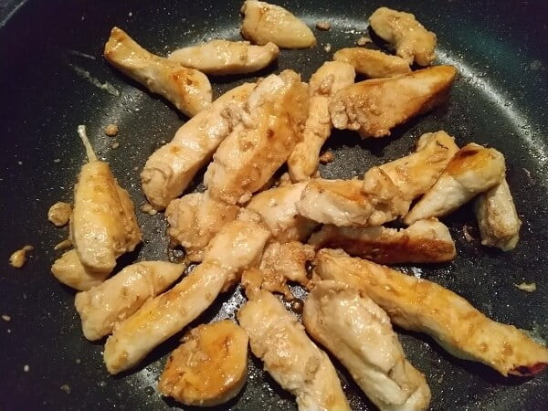 Add the rest of the seasoning and simmer