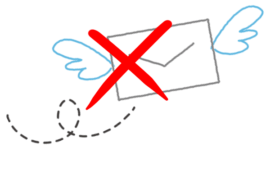 メールが送れないイラスト