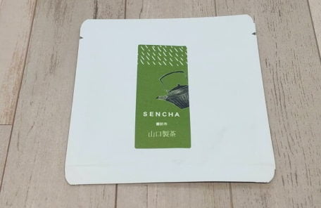 re-to-yu.の山口製茶の試供品の深蒸煎茶の写真