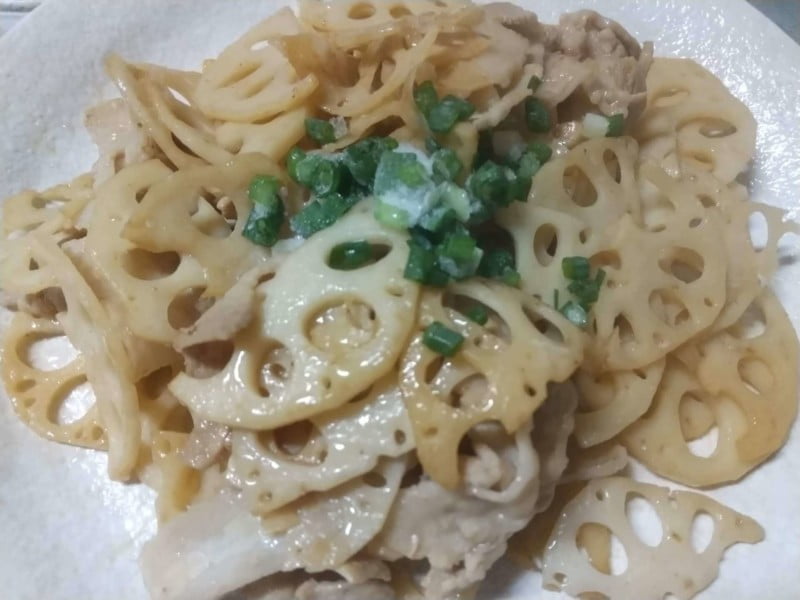 Put colorful green onions on top