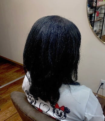 サロンヴィージーのカット後の山田の写真