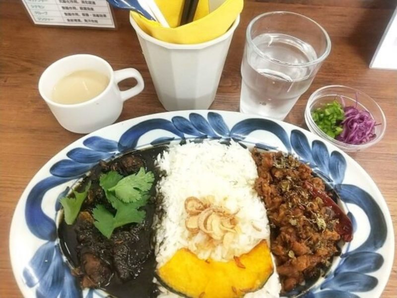 チョビカレーの2種類カレーの写真