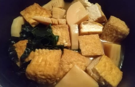 Boil in order from bamboo shoots