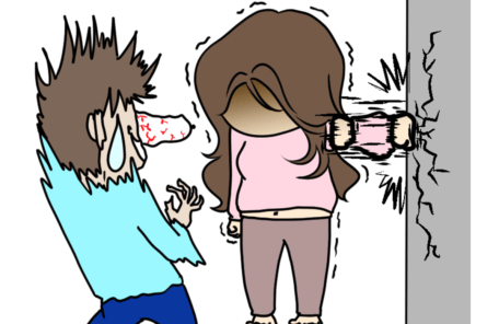 妻がプチギレたイラスト