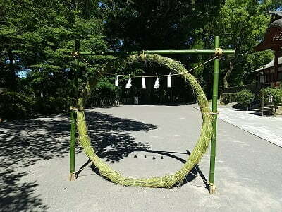 2022茅の輪くぐりの茅の輪