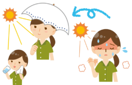 脱水対策のイラスト