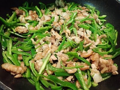 フライパンで炒める