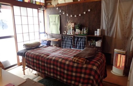 ほぐし処ふわりの施術部屋の雰囲気