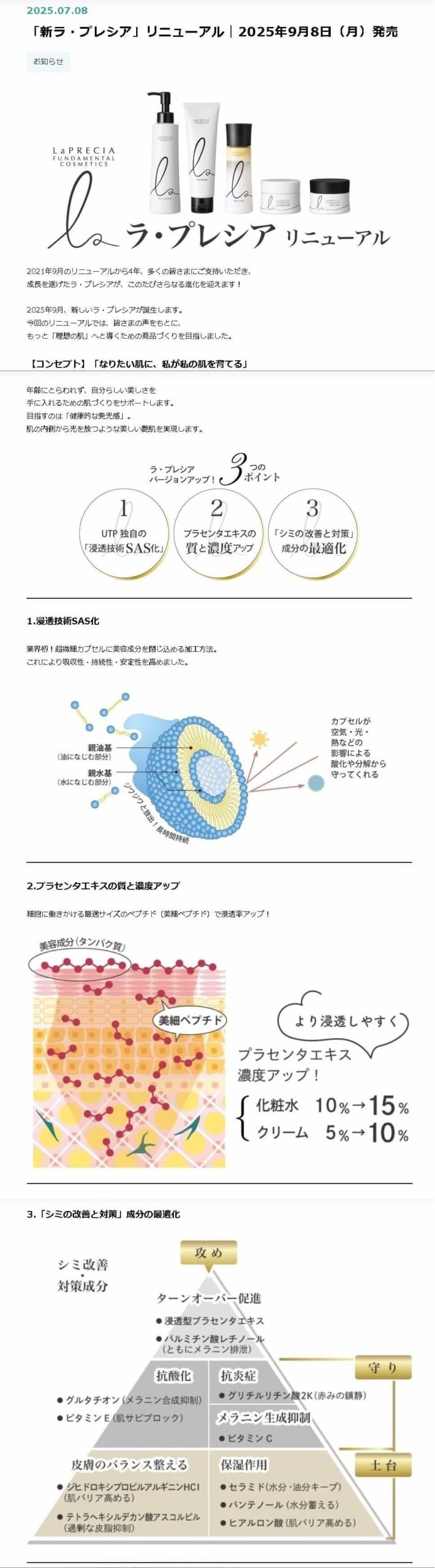 2025リニュ―アルラプレシアの説明